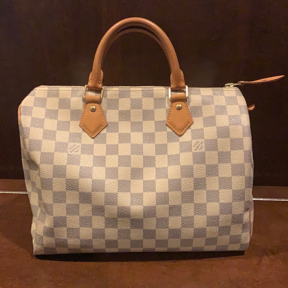 Louis Vuitton Speedy 30 Damier Azur